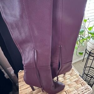 Sam Edelman Over the Knee Burgundy soft leather Boots
